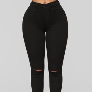 Fashion Nova Canopy Jeans (black)